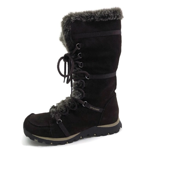 Skechers Shoes Grand James Winter Snow Boots Brown Sz 8 Poshmark
